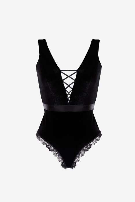 Ayyıldız 2046 Siyah Kadife Body - 4