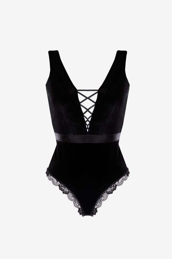 Ayyıldız 2046 Siyah Kadife Body - 4