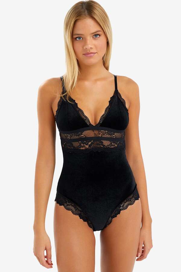 Ayyıldız 2047 Siyah Kadife Body - 1