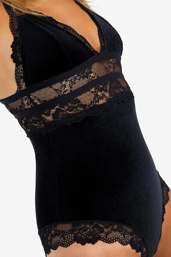 Ayyıldız 2047 Siyah Kadife Body - 2