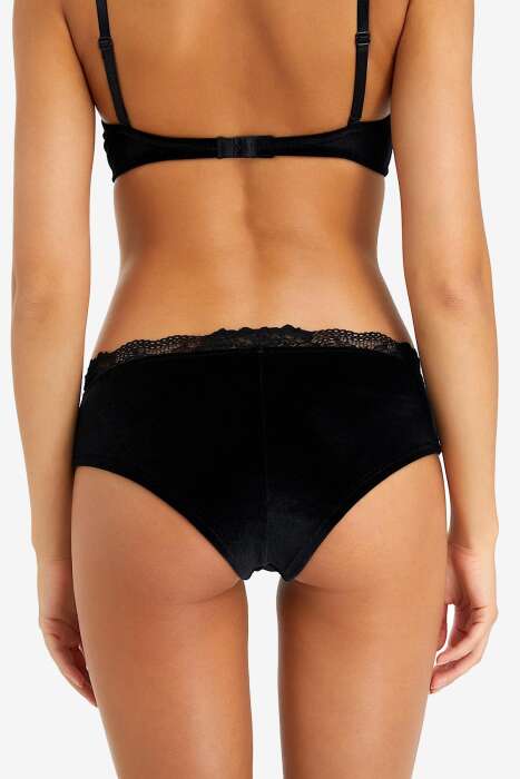 Ayyıldız 2045 Siyah Kadife Külot - 3