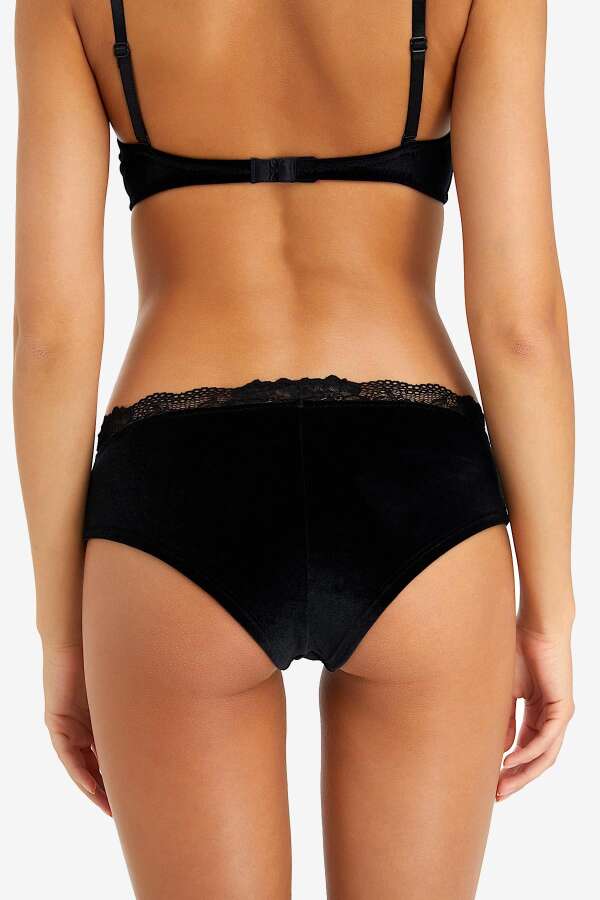 Ayyıldız 2045 Siyah Kadife Külot - 3