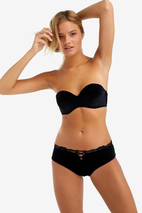 Ayyıldız 2045 Siyah Kadife Külot - 4