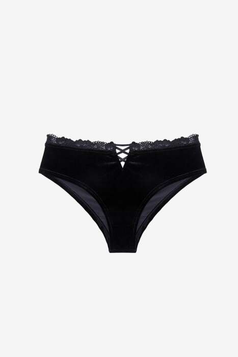 Ayyıldız 2045 Siyah Kadife Külot - 5