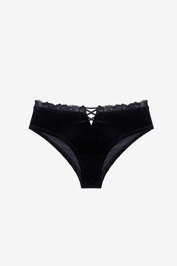 Ayyıldız 2045 Siyah Kadife Külot - 5