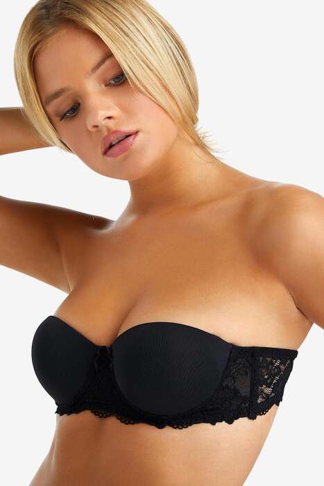 Ayyıldız 2038 Siyah Push-Up Sütyen - 1