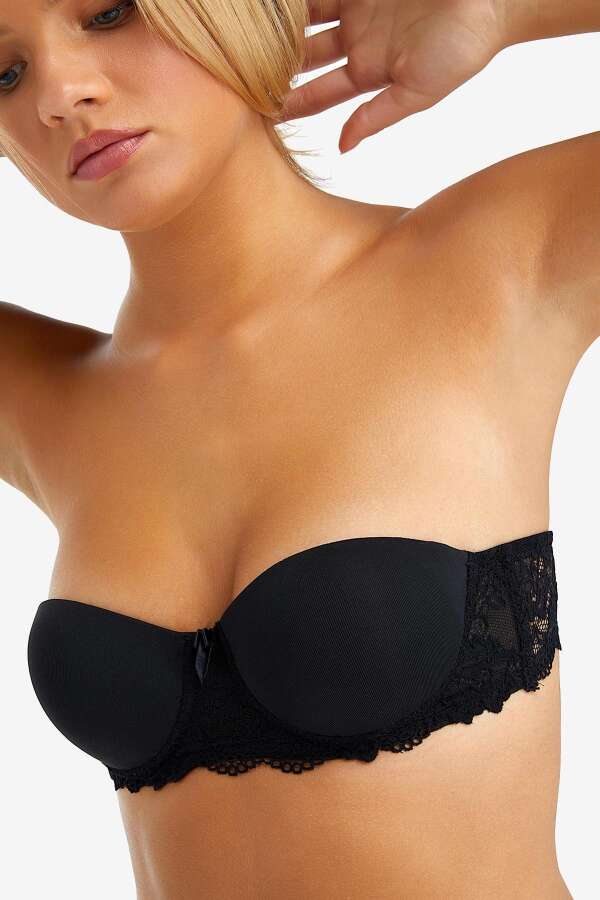 Ayyıldız 2038 Siyah Push-Up Sütyen - 3