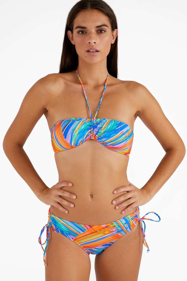 Ayyıldız 20522 Mavi Straplez Bikini Takımı. 1 Ayyıldız 20522 Mavi Straplez Bikini Takımı. 1