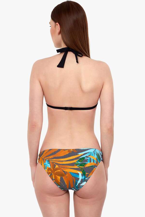 Ayyıldız 9723 Mavi Desenli Bikini Takımı - 2