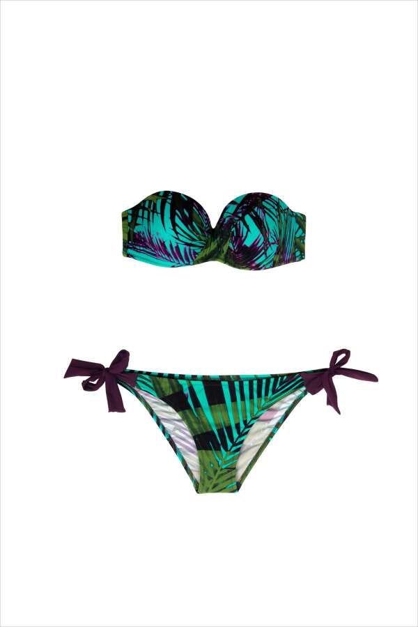 Ayyıldız 1564 Yeşil Straplez Bikini Takımı. 4 Ayyıldız 1564 Yeşil Straplez Bikini Takımı. 4