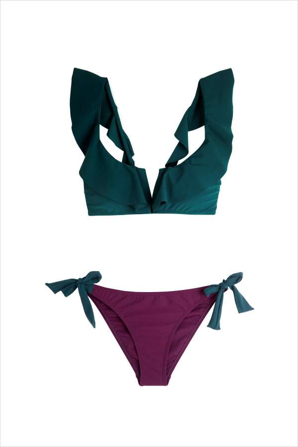 Ayyıldız 5400 Yeşil Fırfırlı Bikini Takımı. 4 Ayyıldız 5400 Yeşil Fırfırlı Bikini Takımı. 4