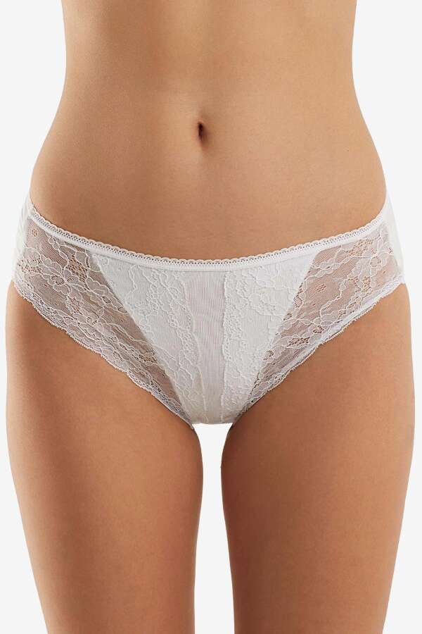 Ayyıldız 2034 Beyaz Yüksek Bel Külot - 1