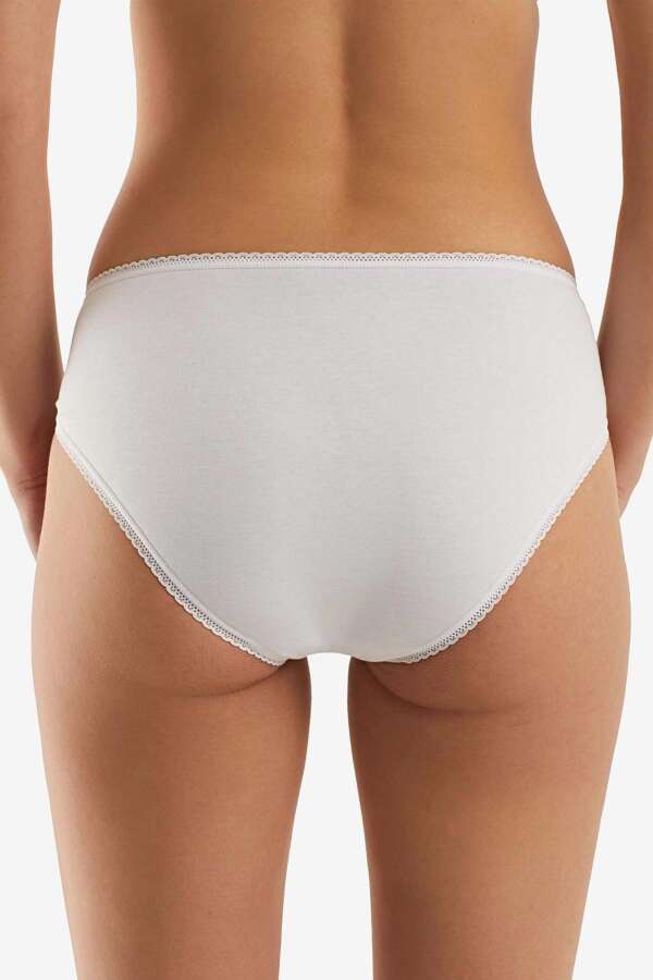 Ayyıldız 2034 Beyaz Yüksek Bel Külot - 2