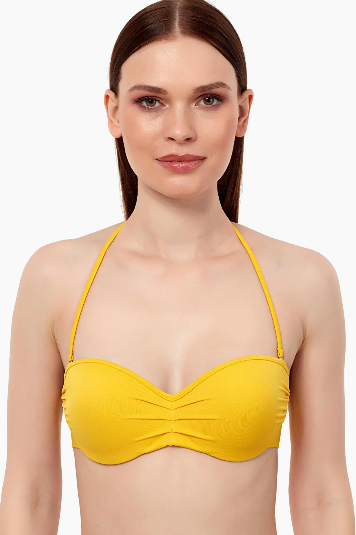 Ayyıldız 63548 Sarı Push-up Bikini Üstü