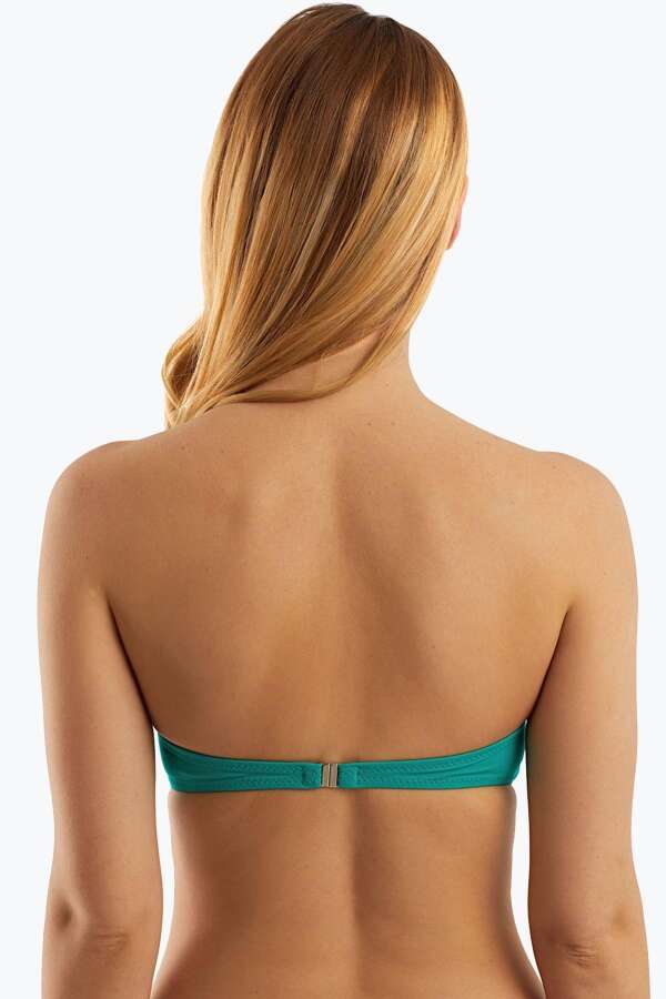 Ayyıldız 63549 Nil Yeşili Straplez Bikini Üstü - 2