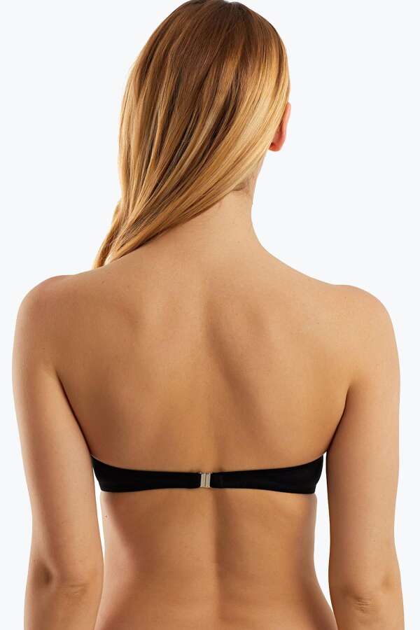 Ayyıldız 63549 Siyah Straplez Bikini Üstü - 2