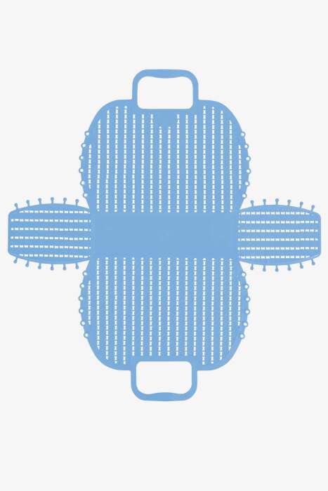 Aykasa 382252 Baby Blue Katlanabilir Plaj Çantası - 4