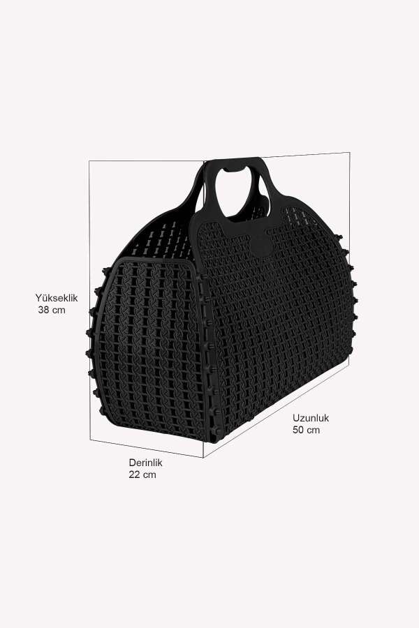 Aykasa 382252 Black Katlanabilir Plaj Çantası - 5