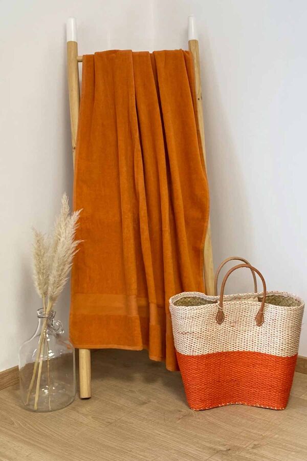 Çift Kişilik Classy Orange Plaj Havlusu - 3