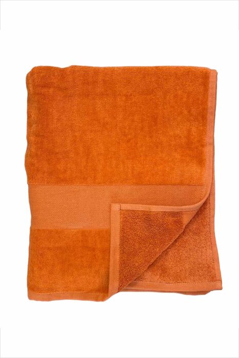 Çift Kişilik Classy Orange Plaj Havlusu - (1)