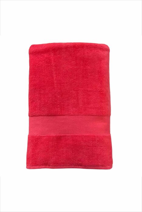 Çift Kişilik Classy Pembe Plaj Havlusu - 1