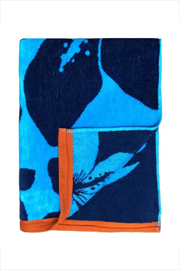 Çift Kişilik Cool Surf Mavi Plaj Havlusu - 3