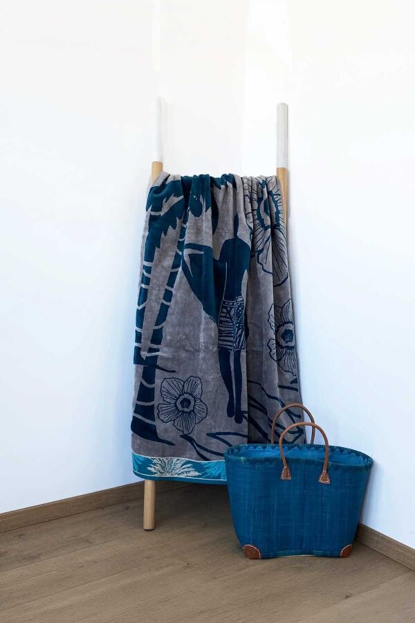 Çift Kişilik Dixon Desenli Plaj Havlusu - 3