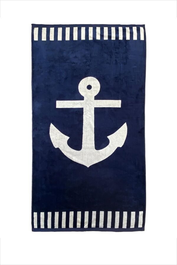 Çift Kişilik Houston Lacivert Havlu - 1