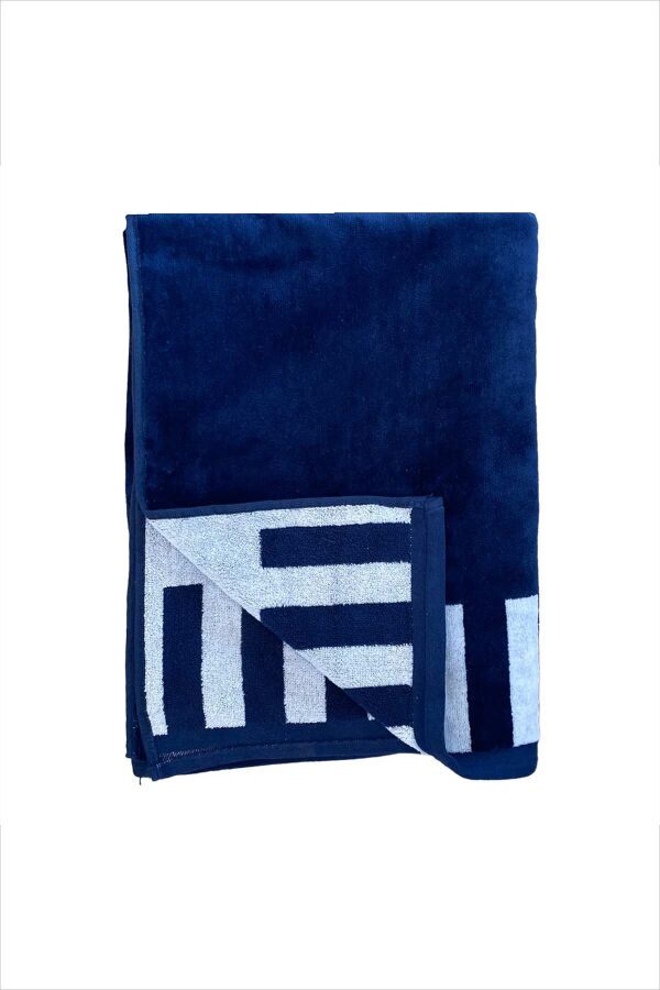 Çift Kişilik Houston Lacivert Havlu - 2