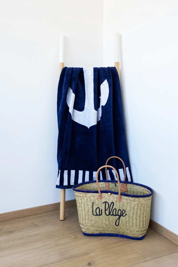 Çift Kişilik Houston Lacivert Havlu - 3