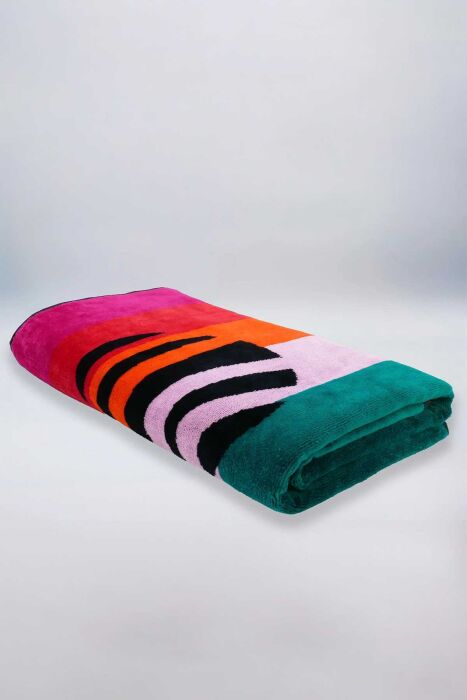 Çift Kişilik Maupiti Desenli Plaj Havlusu - 3