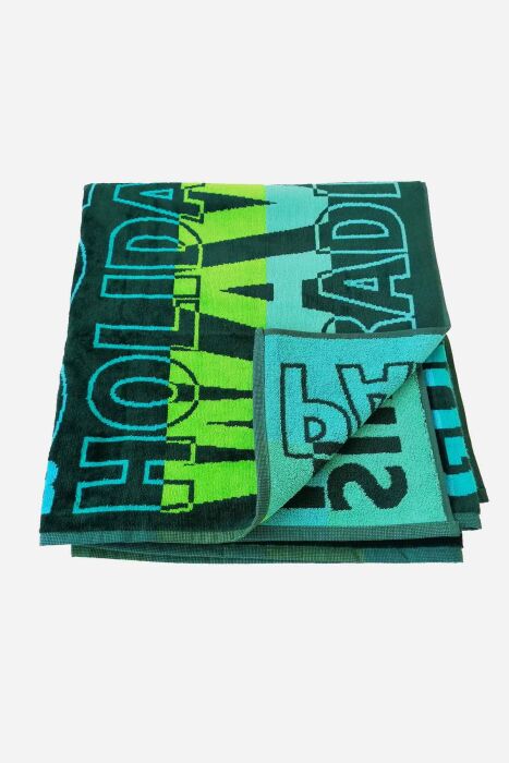 Çift Kişilik Mavi Surf Wave Plaj Havlusu - 3