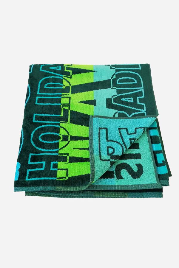 Çift Kişilik Mavi Surf Wave Plaj Havlusu - 3