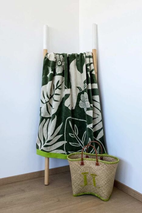 Çift Kişilik Musia Yeşil Plaj Havlusu - 2