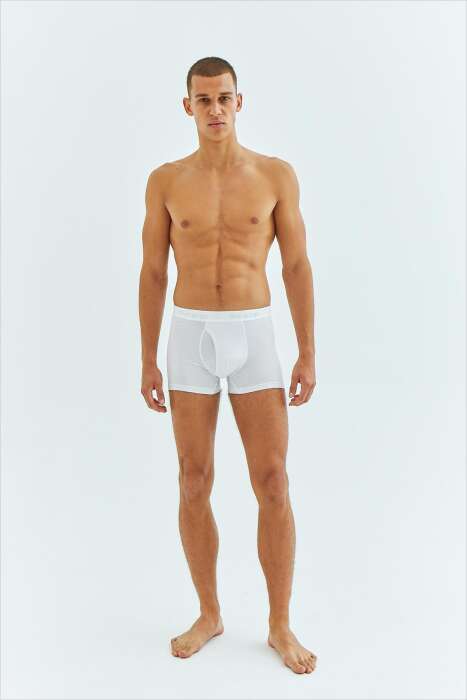 Mineral 50 Erkek Beyaz Boxer - 3