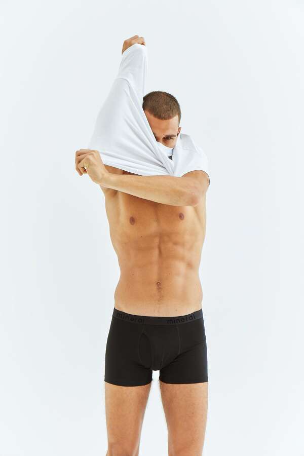 Mineral 50 Erkek Siyah Boxer - 1