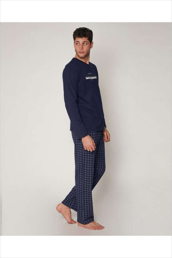 Ayyıldız 55236 Erkek Lacivert Pijama Takımı. 1 Ayyıldız 55236 Erkek Lacivert Pijama Takımı. 1