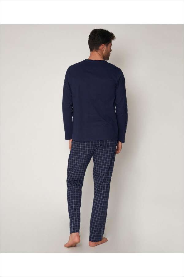 Ayyıldız 55236 Erkek Lacivert Pijama Takımı. 4 Ayyıldız 55236 Erkek Lacivert Pijama Takımı. 4