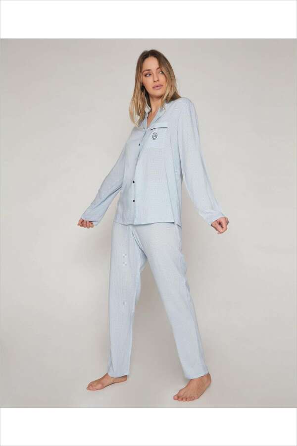 Ayyıldız 55814 Mavi Pijama Takımı. 5 Ayyıldız 55814 Mavi Pijama Takımı. 5