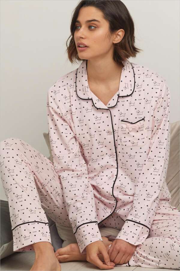 Ayyıldız 55834 Pembe Pijama Takımı. 3