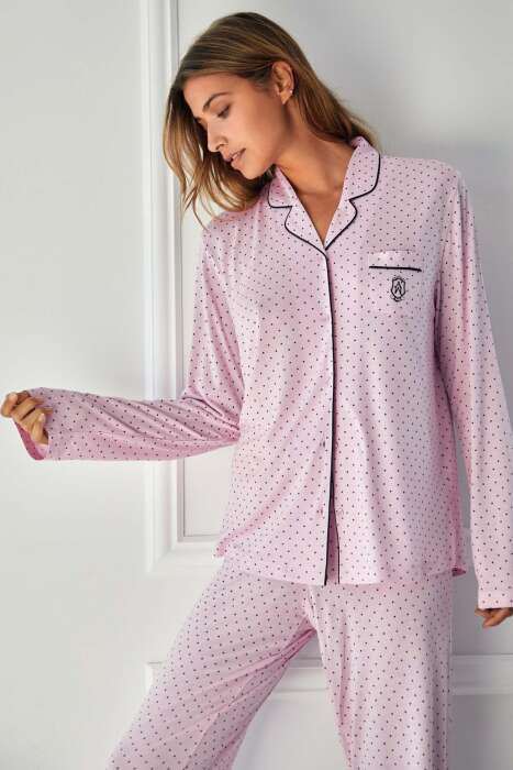 55815 Pembe Pijama Takımı - 