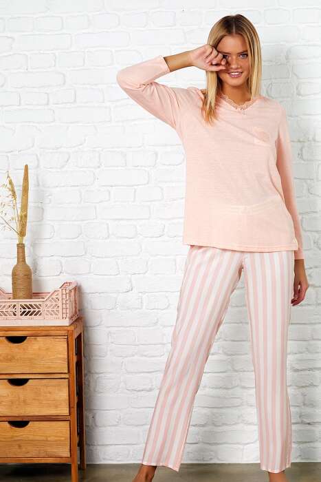 54107 Pembe Pijama Takımı - 1