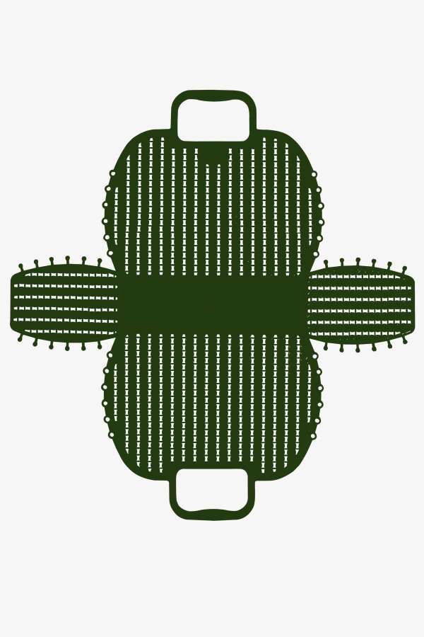 Aykasa 382252 Haki Katlanabilir Plaj Çantası - 4