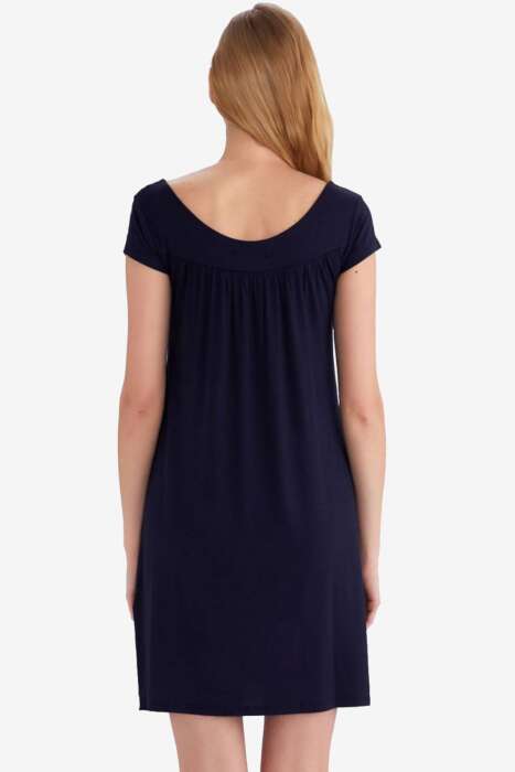 Ayyıldız 59333 Lacivert Penye Elbise - AYYILDIZ (1)