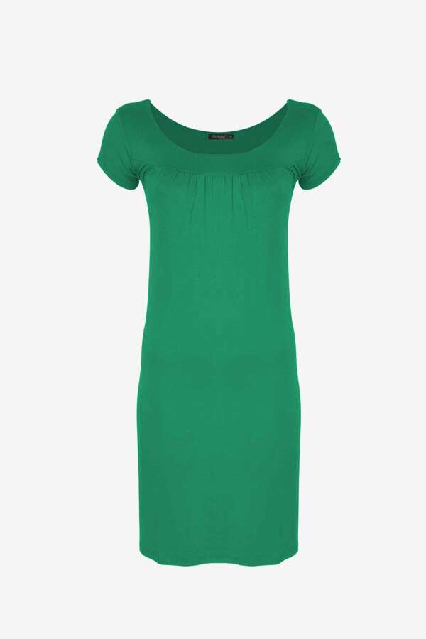 Ayyıldız 59333 Nil Yeşili Penye Elbise - 3