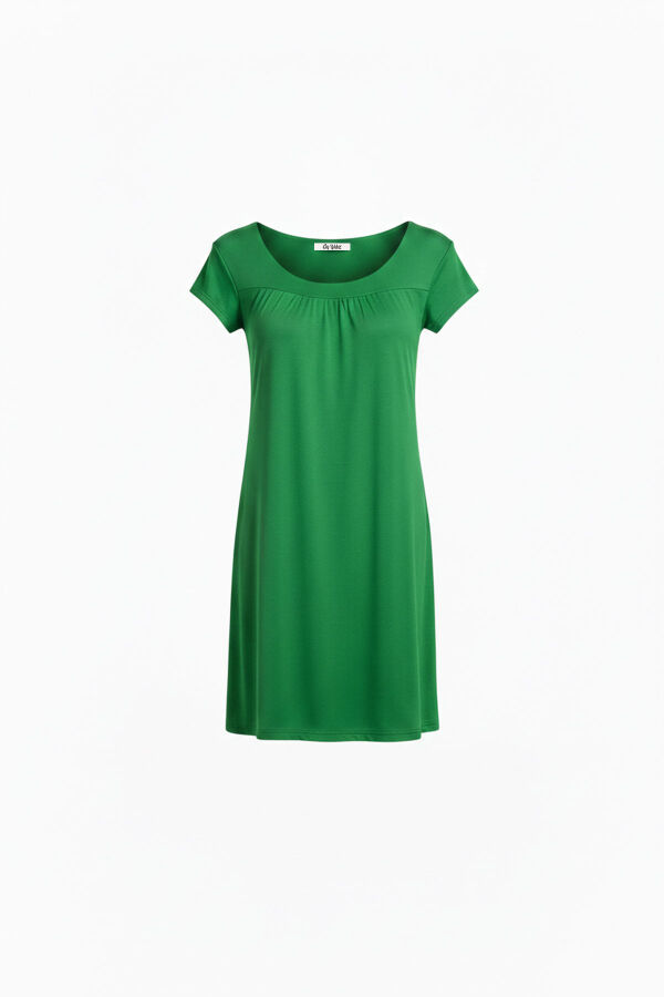 Ayyıldız 59333 Nil Yeşili Penye Elbise - 3