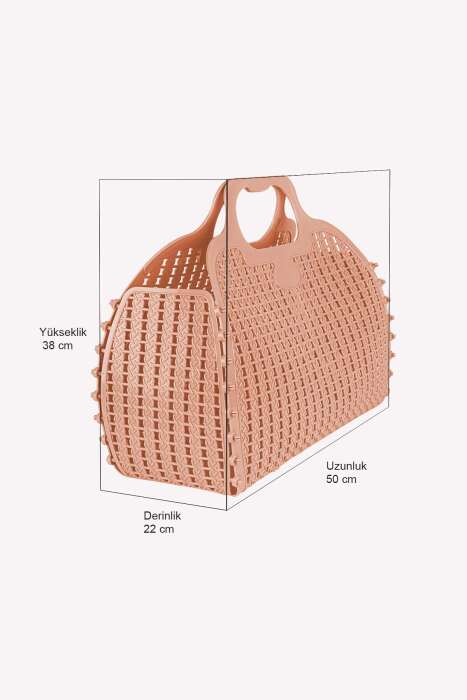 Aykasa 382252 Milk Tea Katlanabilir Plaj Çantası - 5