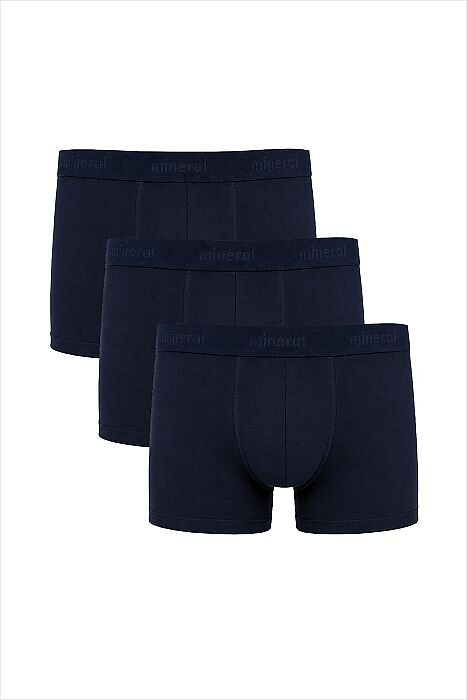 Mineral 52 Man Üçlü Paket Lacivert Erkek Boxer Külot - 1