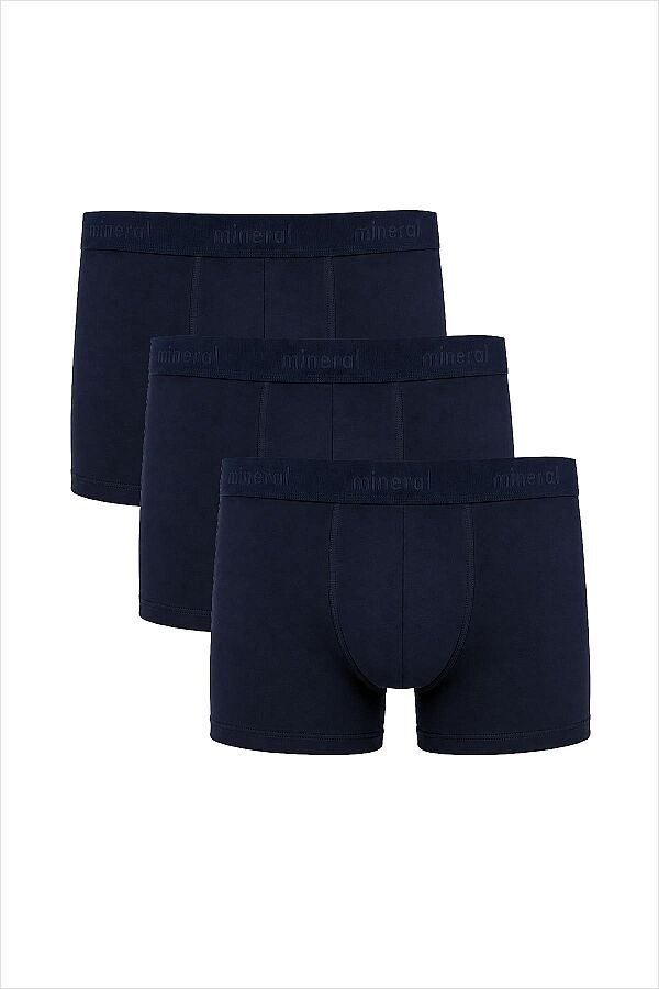 Mineral 52 Man Üçlü Paket Lacivert Erkek Boxer Külot - 1