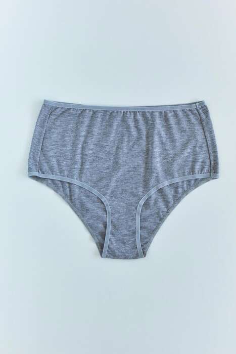 Mineral 23 Gri Yüksek Bel Külot - 4